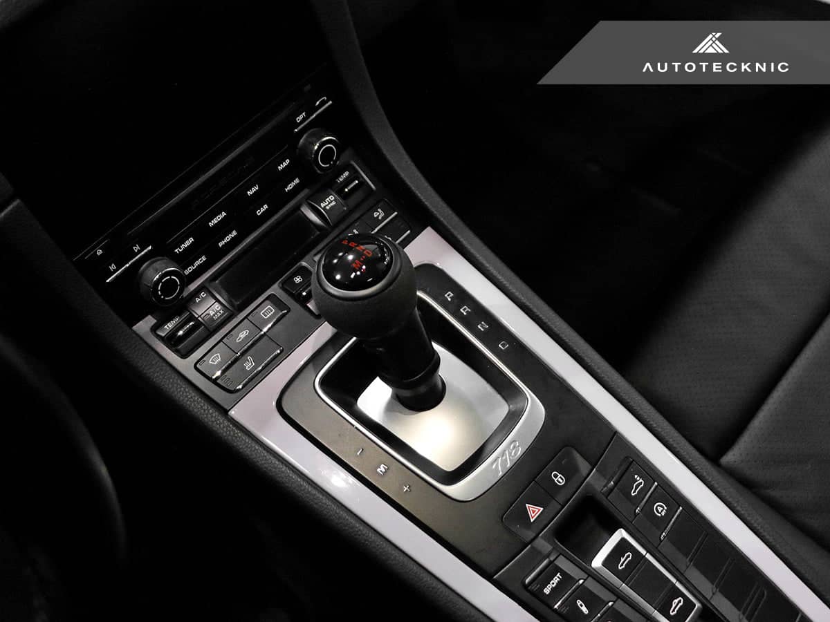 AutoTecknic Suede Shifter Knob - Porsche Boxster & Cayman (987.2 / 981) 2009–2016