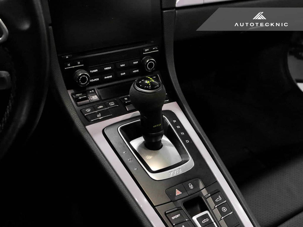 AutoTecknic Suede Shifter Knob - Porsche Boxster & Cayman (987.2 / 981) 2009–2016