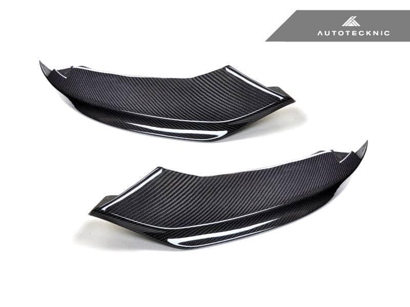 AutoTecknic Vacuumed Carbon Fiber Aero Splitters - BMW F32/ F33/ F36 4-Series M-Sport