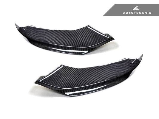 AutoTecknic Vacuumed Carbon Fiber Aero Splitters - BMW F32/ F33/ F36 4-Series M-Sport