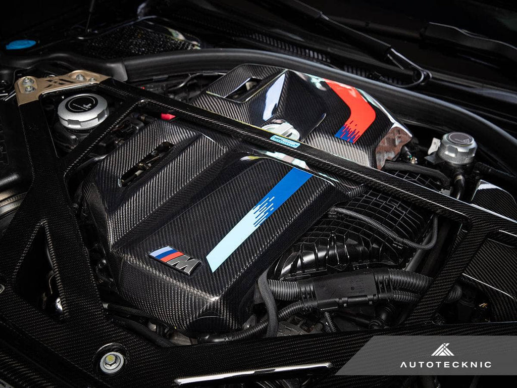 AutoTecknic Version II Dry Carbon Fiber Engine Cover - BMW G80 M3 | G82/ G83 M4