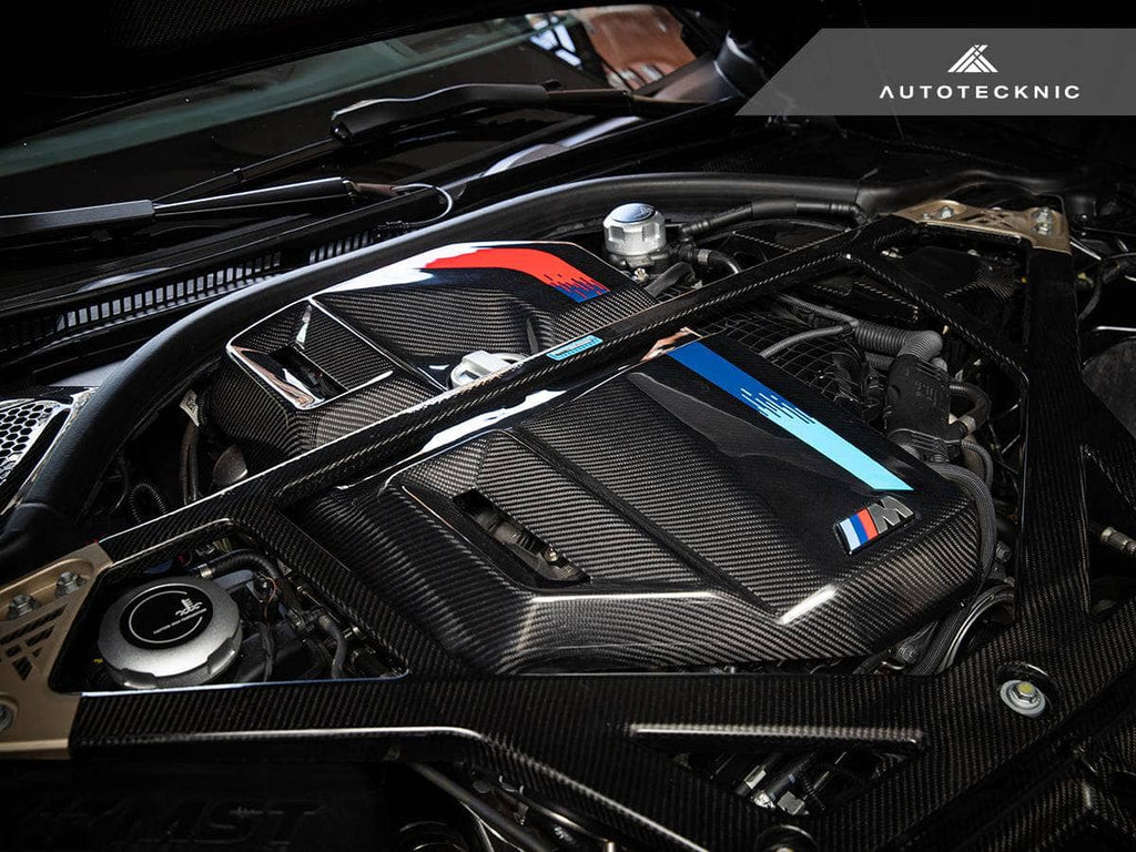 AutoTecknic Version II Dry Carbon Fiber Engine Cover - BMW G80 M3 | G82/ G83 M4