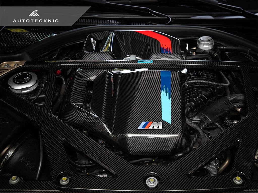 AutoTecknic Version II Dry Carbon Fiber Engine Cover - BMW G80 M3 | G82/ G83 M4