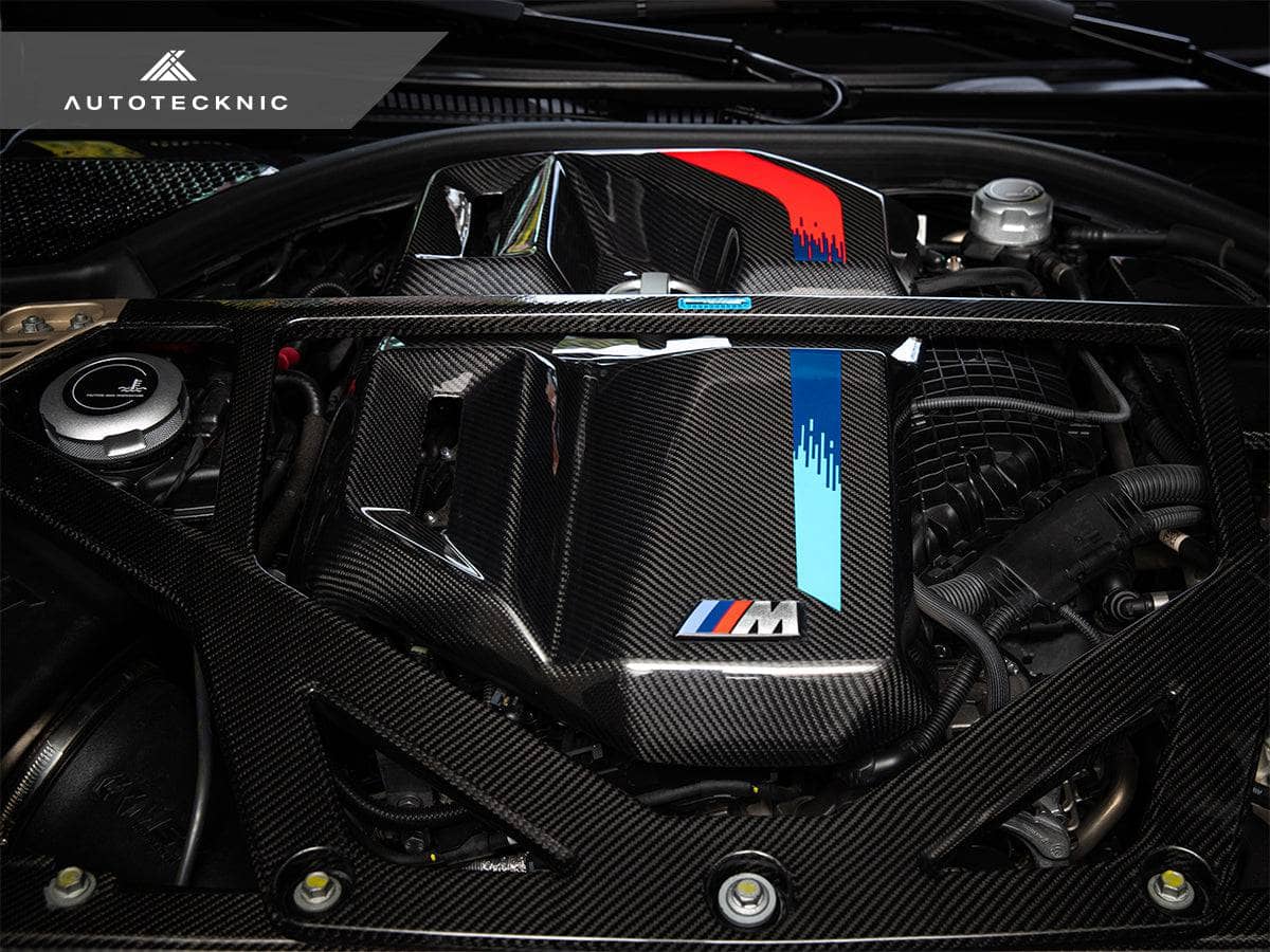AutoTecknic Version II Dry Carbon Fiber Engine Cover - BMW G80 M3 | G82/ G83 M4