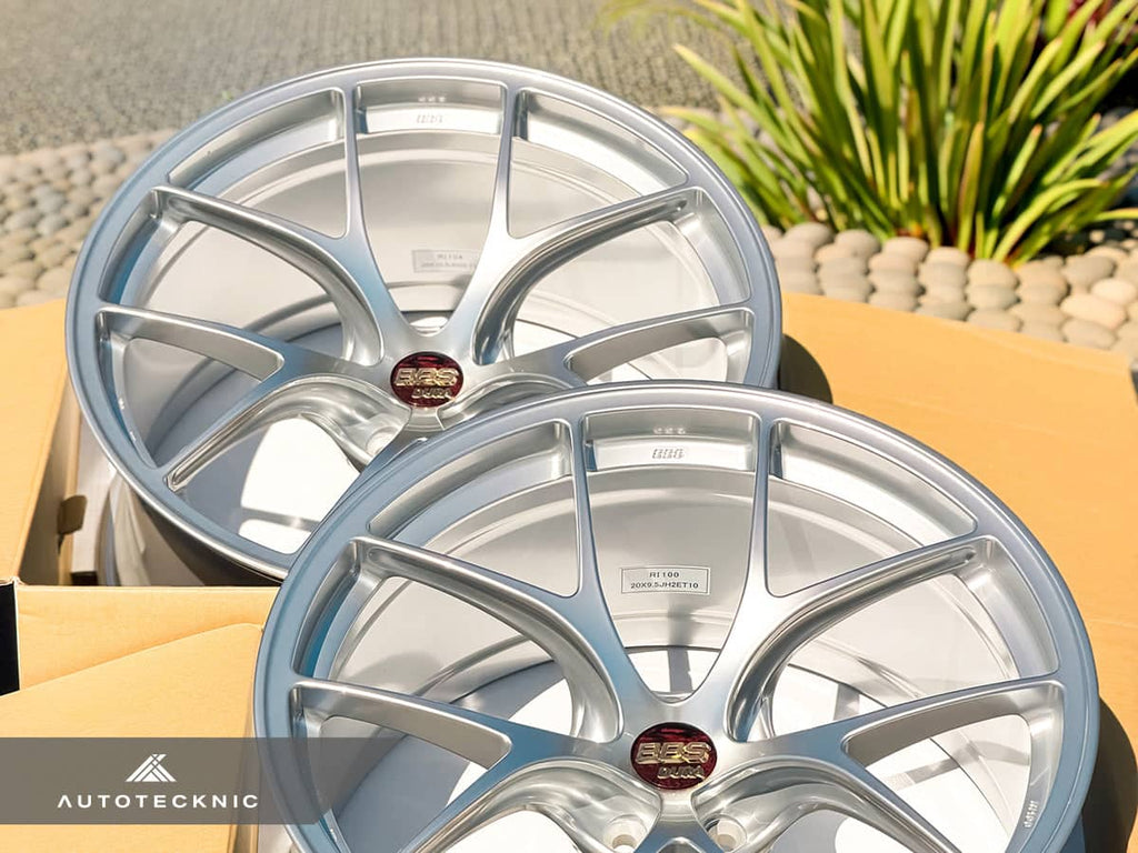 BBS RI-D 20x9.5 +10 / 20x10.5 +15 5x112 Diamond Silver (G8X M2/M3/M4, Set of 4)