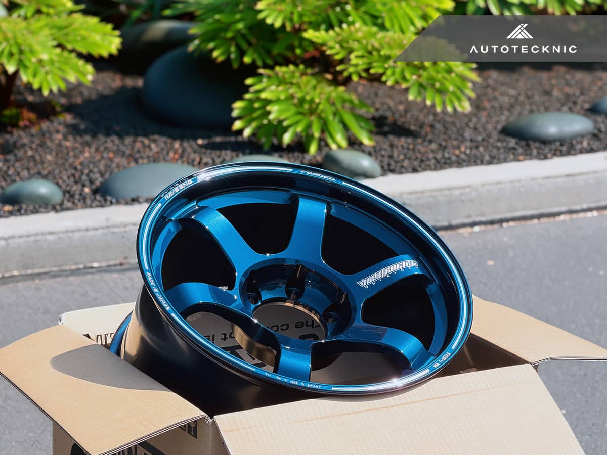 Volk Racing TE37 Large PCD Progressive Model II 18x9 +0 6x139.7 Mag Blue (Set of 4)