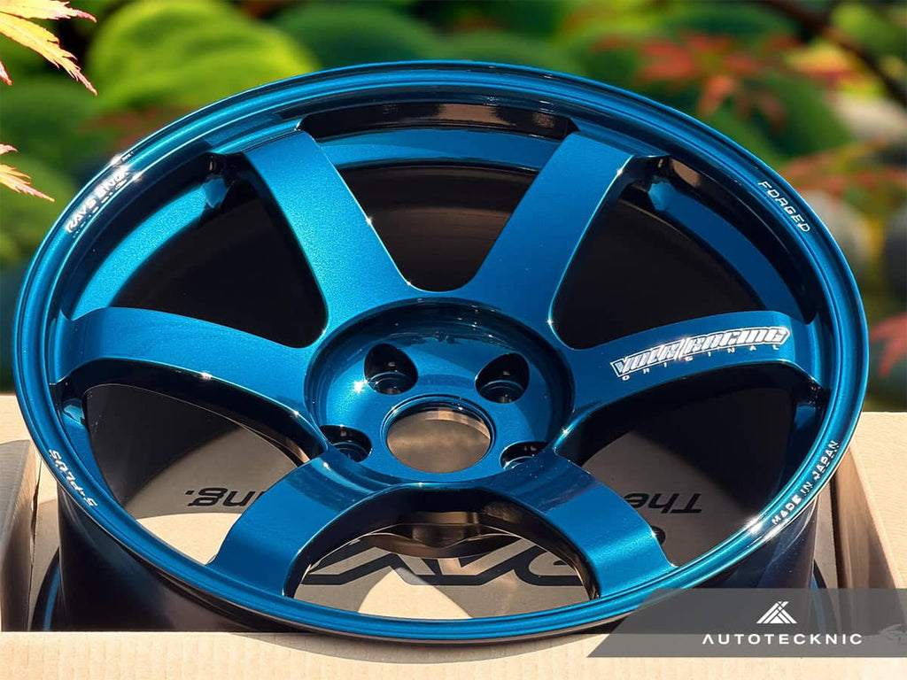 Volk Racing TE37 Saga S-Plus 18x9.5 +22 5x114.3 Mag Blue - GR Corolla / EVO (Set of 4)
