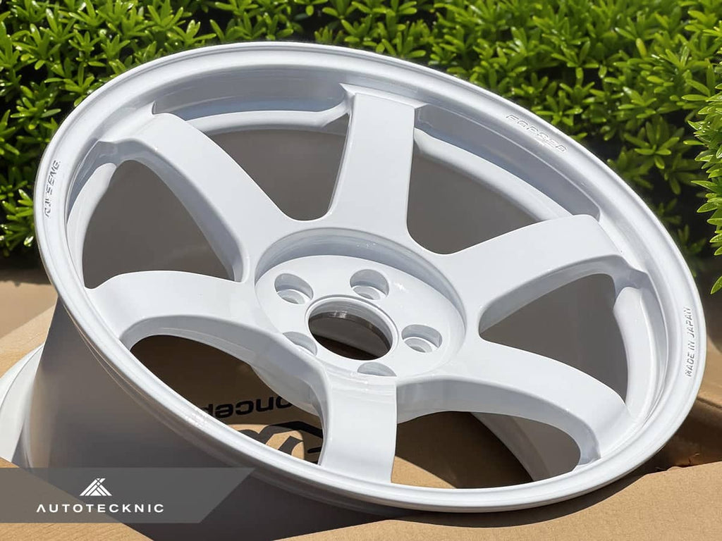 Volk Racing TE37 Saga SL 17x9.5 +45 5x100 Dash White - GR86 / BRZ / FRS (Set of 4)