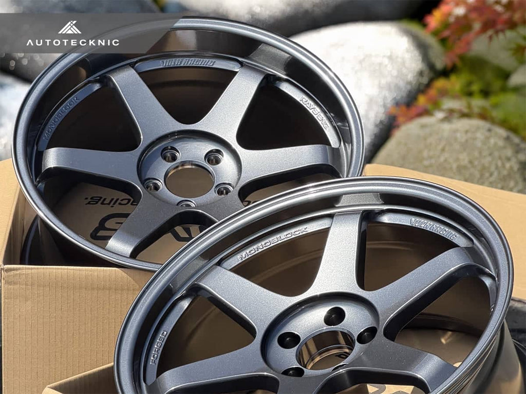 Volk Racing TE37SL 19x9.5 +22 / 19x10.5 +35 5x112 Dark Gunmetal - A90 Supra / BMW G2x (Set of 4)