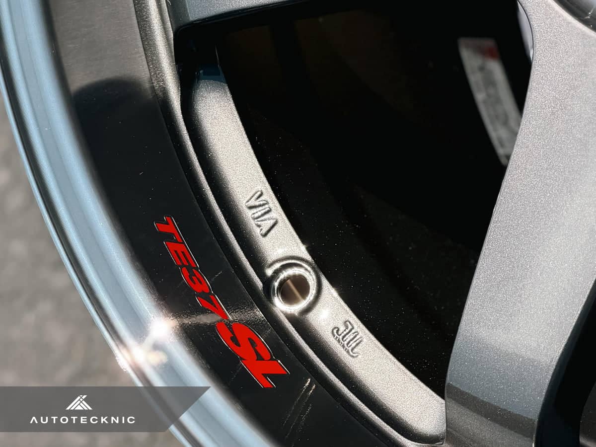 Volk Racing TE37SL 19x9.5 +22 / 19x10.5 +35 5x112 Pressed Graphite - A90 Supra / BMW G2x (Set of 4)