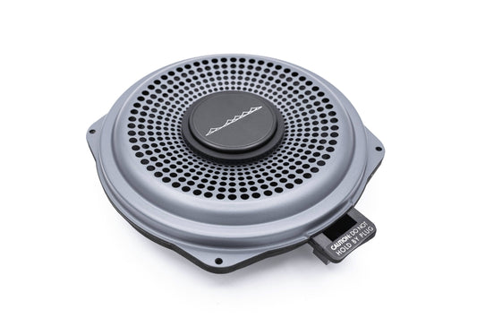 BACKORDERED - SHIPS SECOND HALF OF SEPTEMBER- RECOMMEND YOU ORDER NOW TO LOCK IN DISCOUNT AND LIMITED FUTURE INVENTORY - Bavsound Ghost BMW Underseat Subwoofers V3, 2 Ohm, Pair