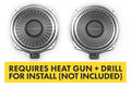 BACKORDERED - SHIPS SECOND HALF OF SEPTEMBER- RECOMMEND YOU ORDER NOW TO LOCK IN DISCOUNT AND LIMITED FUTURE INVENTORY - Bavsound Ghost Underseat Subwoofers for BMW, V3, 8 Ohm, Pair [REQUIRES HEAT GUN & DRILL]