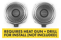 BACKORDERED - SHIPS SECOND HALF OF SEPTEMBER- RECOMMEND YOU ORDER NOW TO LOCK IN DISCOUNT AND LIMITED FUTURE INVENTORY - Bavsound Ghost Underseat Subwoofers for BMW, V3, 8 Ohm, Pair [REQUIRES HEAT GUN & DRILL]