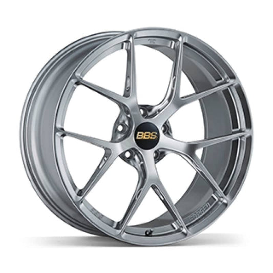 BBS FI-R 19x9.5 5x120 ET22 CB72.5 Diamond Silver Wheel -82mm PFS/Clip Req