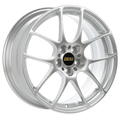 BBS RF 17x7.5 5x100 ET48 PFS Diamond Silver Wheel -82mm PFS/Clip Req