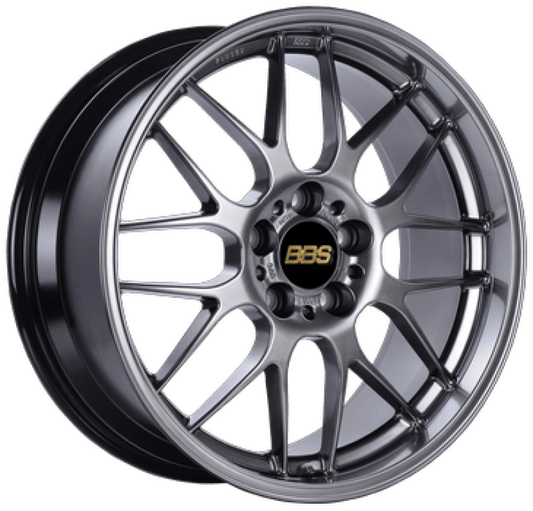 BBS RG-R 17x7.5 5x100 ET35 PFS Diamond Black Wheel -82mm PFS/Clip Req
