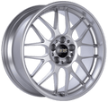 BBS RG-R 17x7.5 5x100 ET35 PFS Diamond Silver Wheel -82mm PFS/Clip Req
