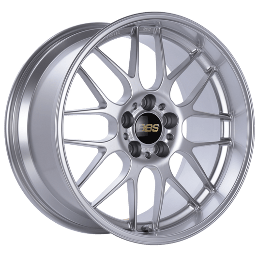BBS RG-R 19x10 5x120 ET25 PFS Diamond Silver Wheel -82mm PFS/Clip Req