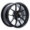 BBS RI-A 18x10 5x120 ET25 PFS Metallic Black Subtle Blue Flake Wheel -82mm PFS/Clip Req