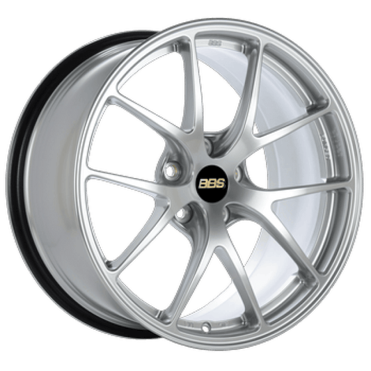 BBS RI-A 19x10.5 5x130 ET43 CB71.6 Diamond Silver Wheel -82mm PFS/Clip Required
