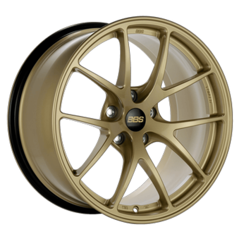 BBS RI-A 19x10.5 5x130 ET43 CB71.6 Gold Wheel -82mm PFS/Clip Required