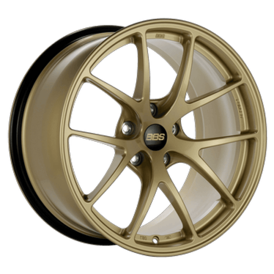 BBS RI-A 19x9 5x130 ET50 CB71.6 Gold Wheel -82mm PFS/Clip Required