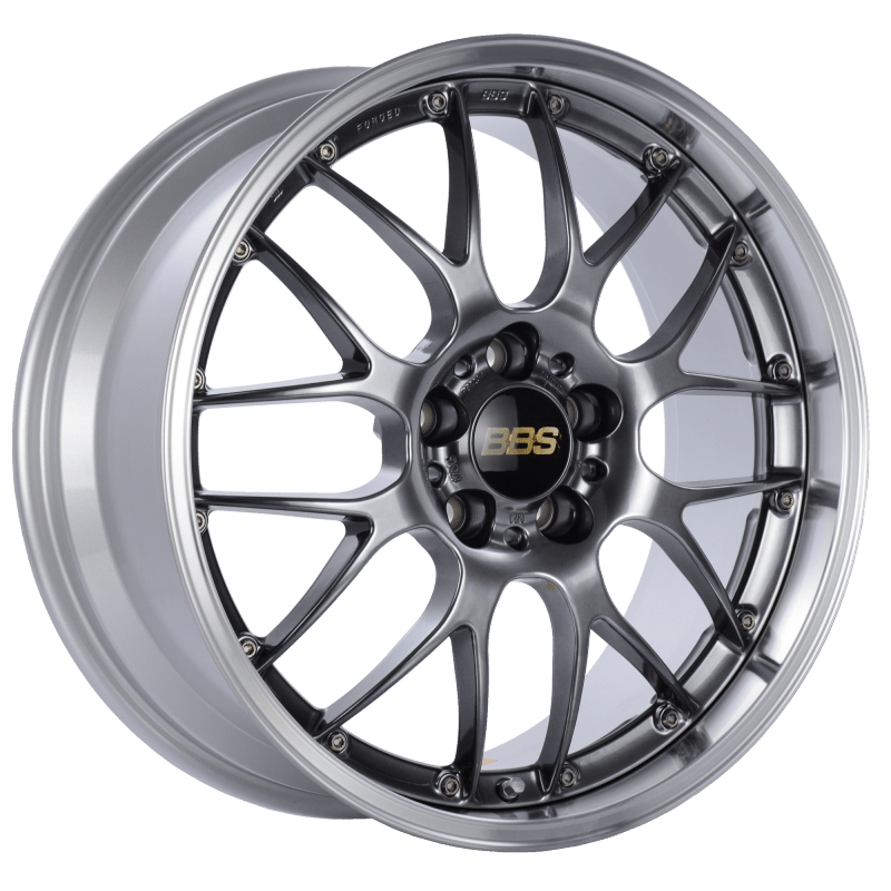 BBS RS-GT 19x8.5 5x112 ET32 PFS Diamond Black Center Diamond-Cut Rim Wheel - PFS/Clip Req