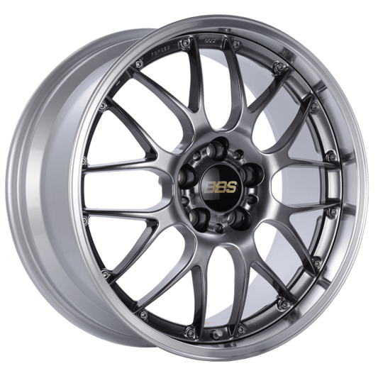 BBS RS-GT 19x8.5 5x112 ET32 PFS Diamond Black Center Diamond-Cut Rim Wheel - PFS/Clip Req