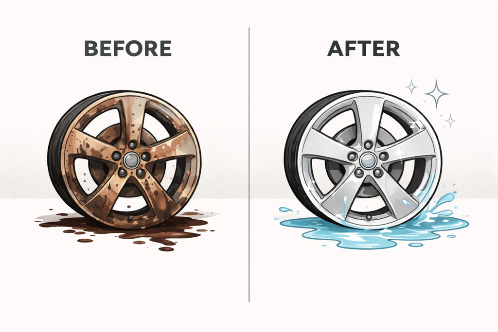 Dust-Destroying Wheel Cleaner
