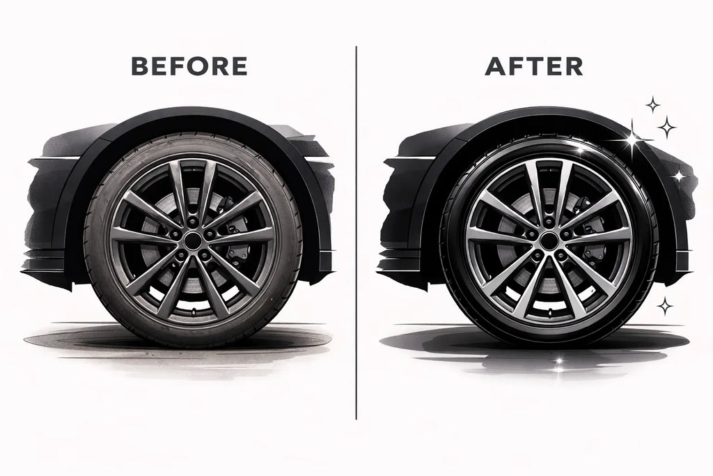 Sleek & Subtle Tire Shine