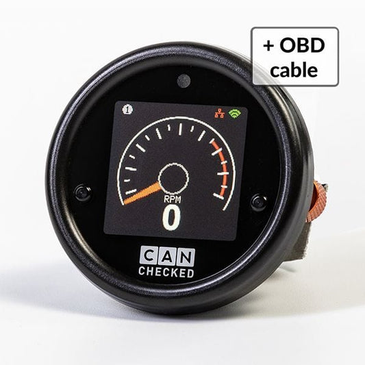 CANchecked MFD15 Gen2 Incl OBD2 Cable Display Universal