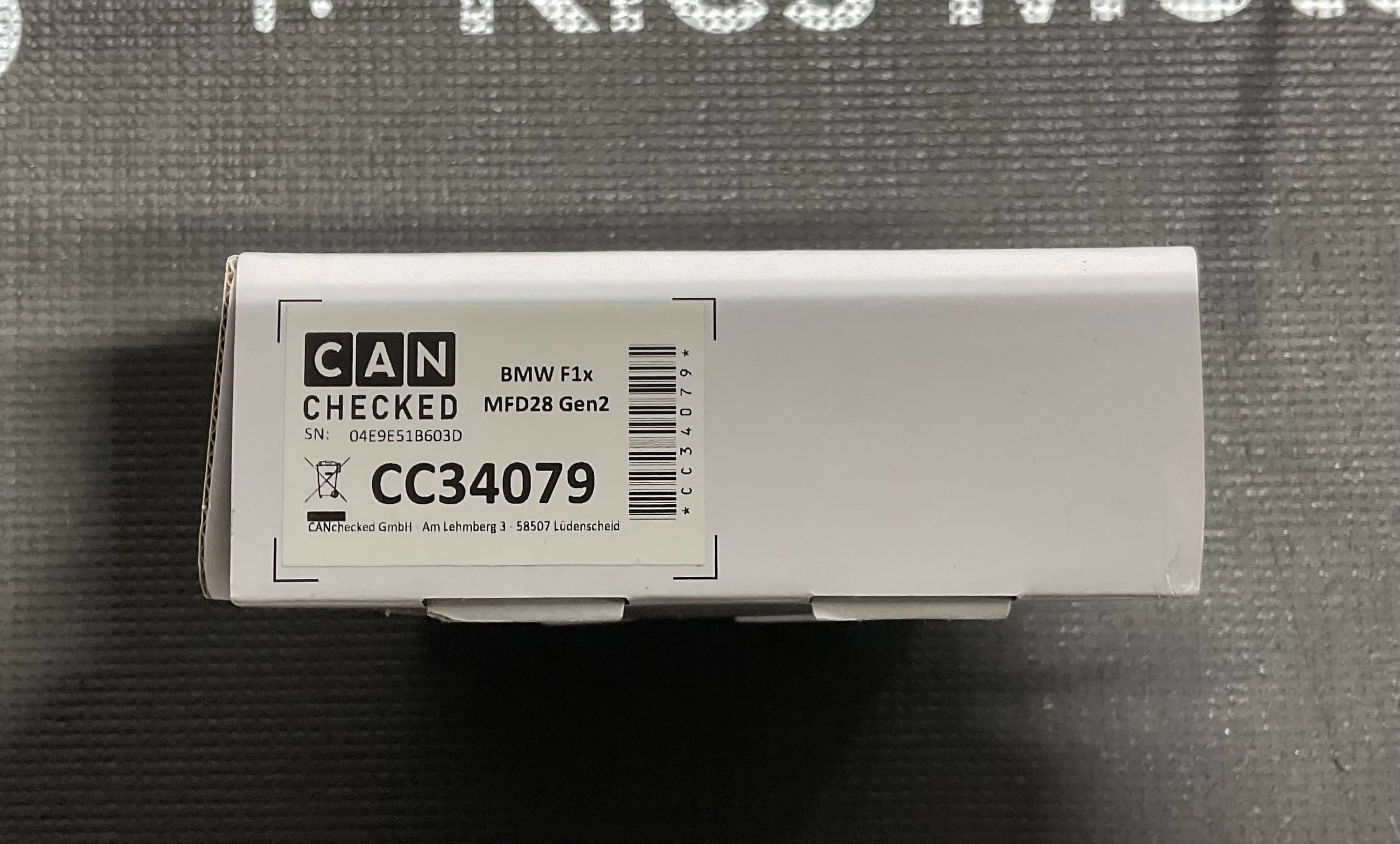 OPEN BOX - CANchecked BMW 5-Series F10/F11/F18 LHD MFD28 Gen2