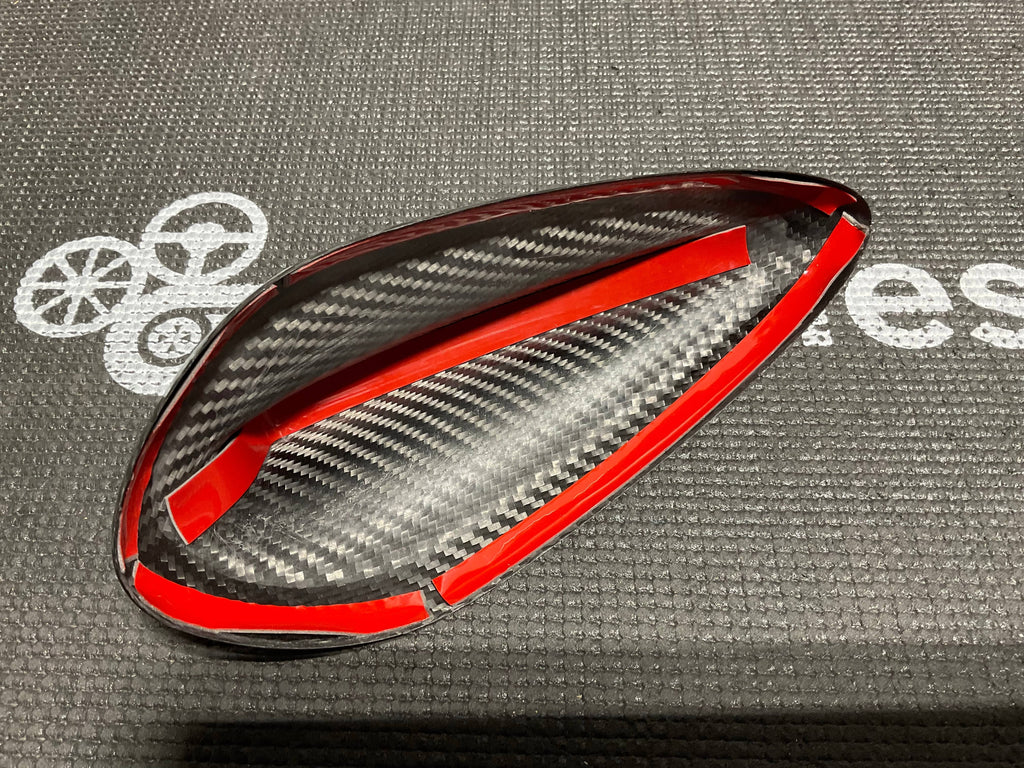 OPEN BOX - Kies Motorsports F/G Series 2x2 Carbon Fiber Shark Fin Antennae Cover