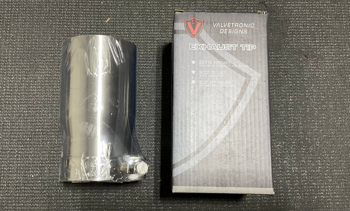 OPEN BOX - Valvetronic Designs Exhaust Tips (Set of 4) - Inlet Size 3.0/76MM