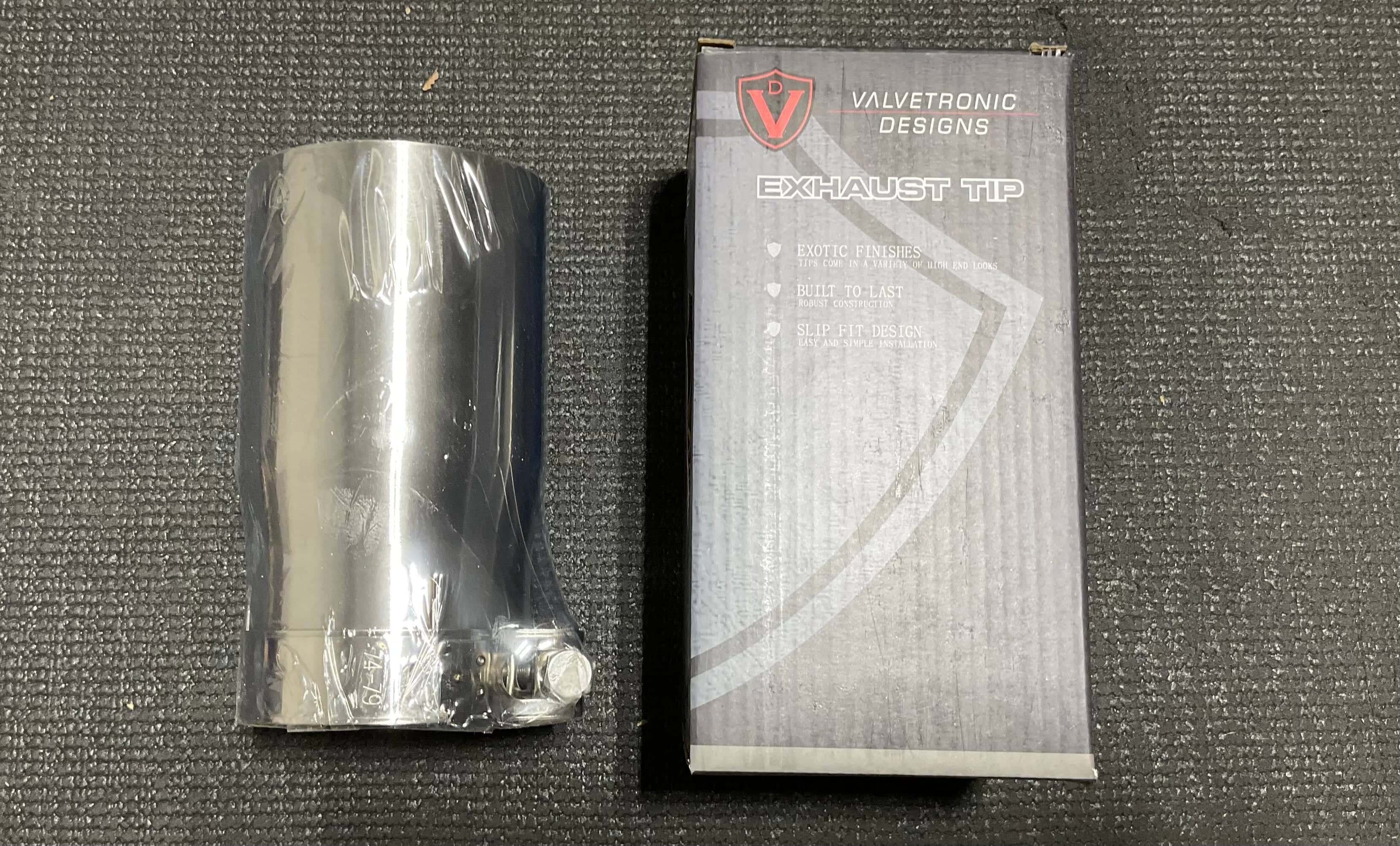OPEN BOX - Valvetronic Designs Exhaust Tips (Set of 4) - Inlet Size 3.0/76MM