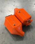 CSF 12-16 BMW M5 (F10) / 12-18 BMW M6 (F06/F12/F13) Twin Charge-Air-Cooler Set - Fire Orange