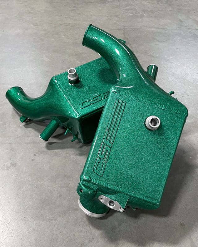 CSF 16-21 BMW M5 (F90) / 17-21 BMW M8 (F91/F92/F93) Twin Charge-Air-Cooler Set - Isle of Man Green
