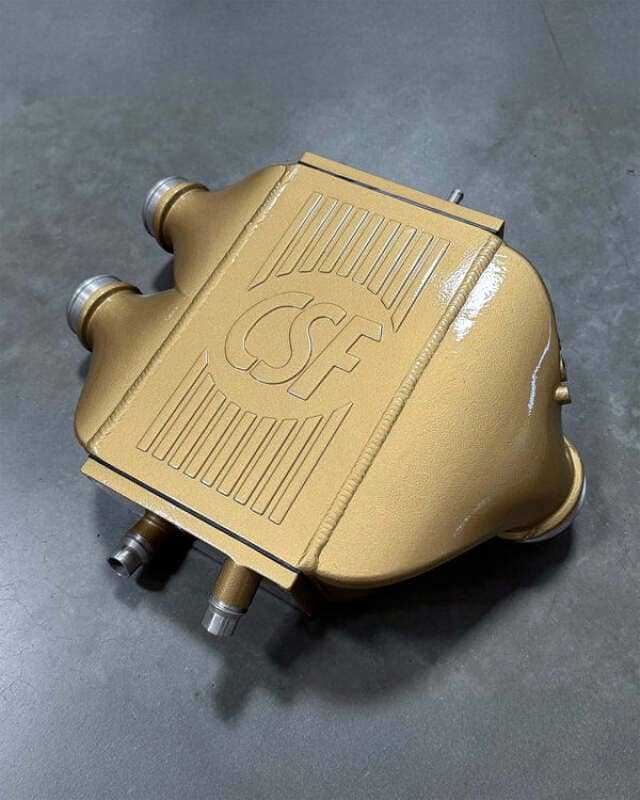 CSF 2014+ BMW M3/M4 (F8X) Top Mount Charge-Air-Cooler - Carbon Ceramic Gold Gloss