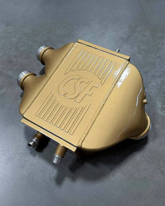 CSF 2014+ BMW M3/M4 (F8X) Top Mount Charge-Air-Cooler - Carbon Ceramic Gold Gloss