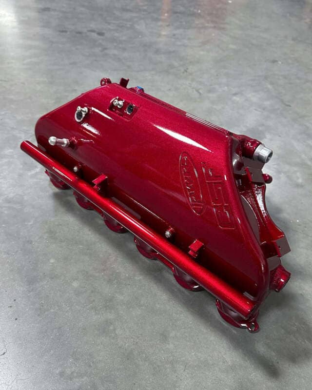 CSF BMW M2/M3/M4 S58 (G8X) Charge-Air Cooler Manifold - Illusion Cherry