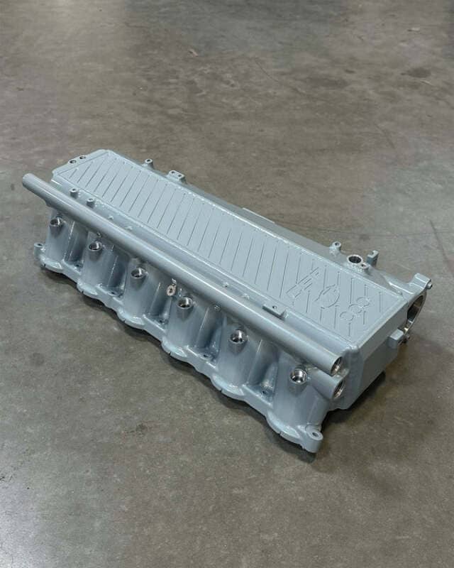 CSF Toyota A90/A91 Supra/ BMW G-Series B58 Charge-Air Cooler Manifold - Brooklyn Grey