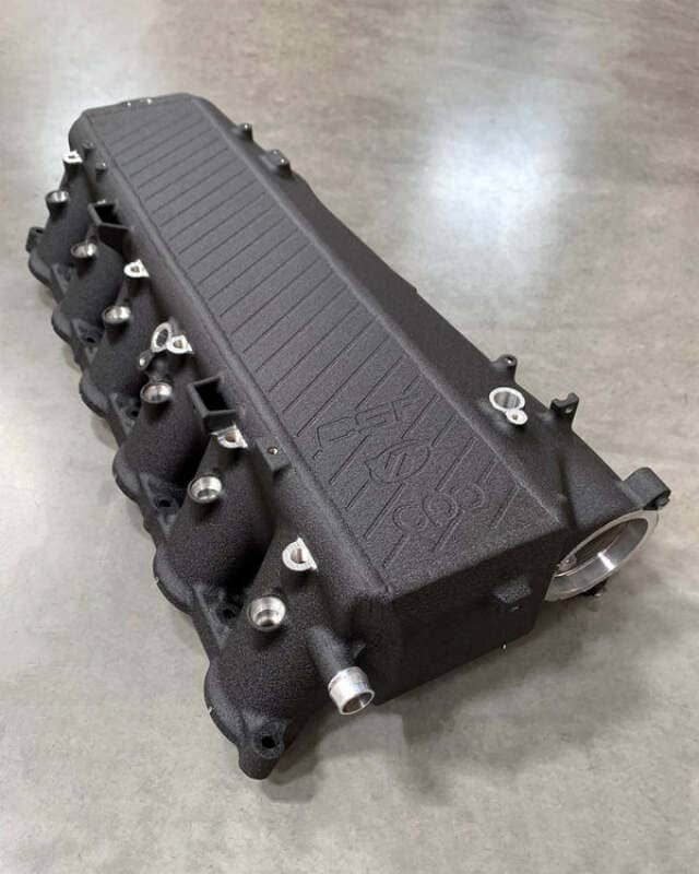 CSF Toyota A90/A91 Supra/ BMW G-Series B58 Charge-Air Cooler Manifold - Crinkle Black
