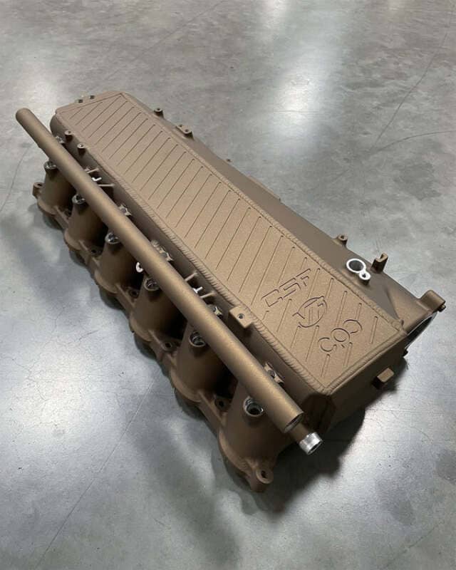 CSF Toyota A90/A91 Supra/ BMW G-Series B58 Charge-Air Cooler Manifold - Techna Bronze