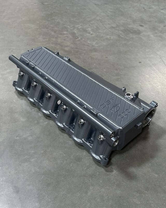 CSF Toyota A90/A91 Supra/ BMW G-Series B58 Charge-Air Cooler Manifold - Turbulence Grey