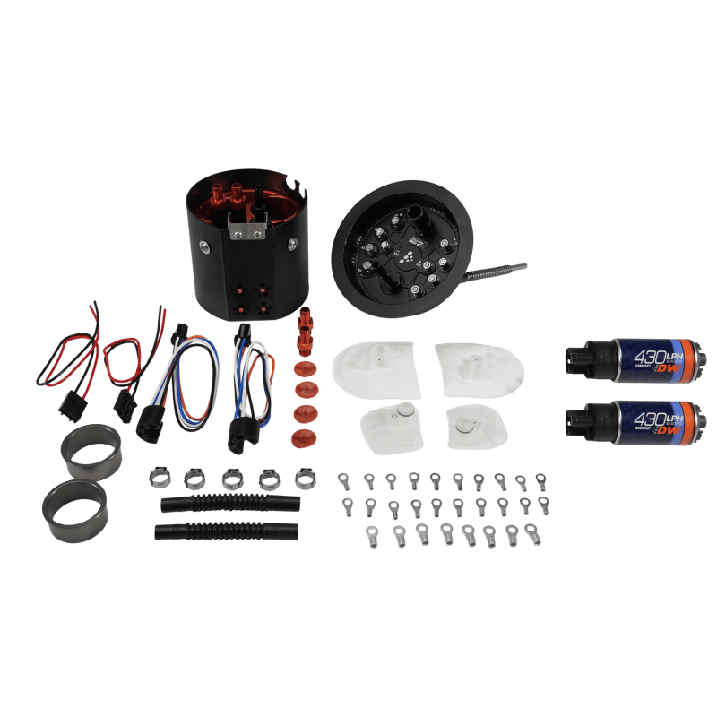 DeatschWerks 06-13 BMW E9X/E8X X2 Dual Pump Module w/ Dual DW430 Fuel Pumps