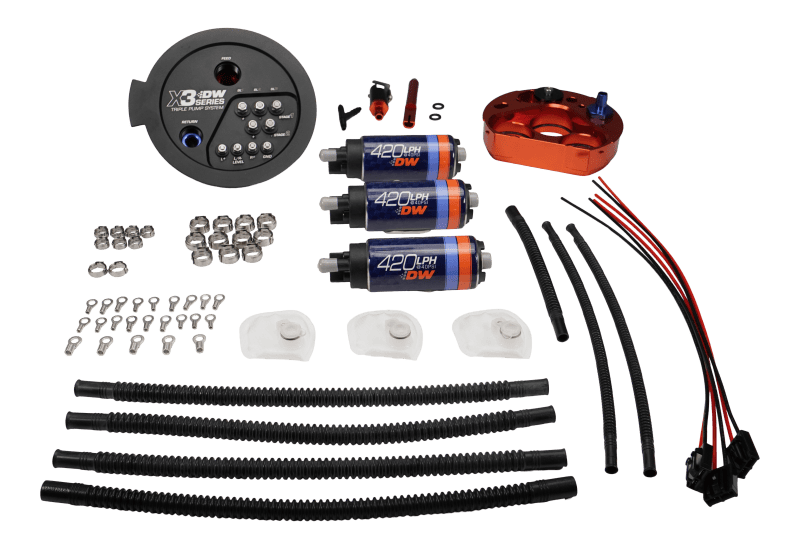 DeatschWerks 20-24 A90/91 Toyota Supra/G8X BMW M3/M4 Fuel Pump Module w/Triple DW420s