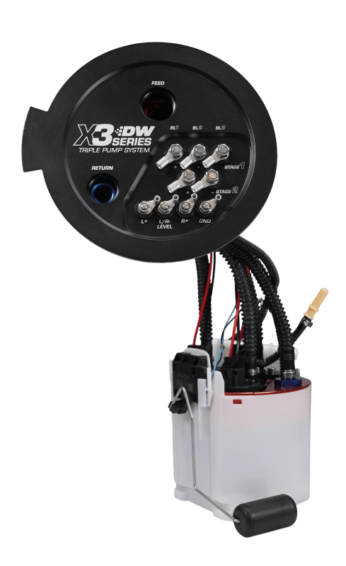 DeatschWerks 20-24 A90/91 Toyota Supra/G8X BMW M3/M4 Fuel Pump Module w/Triple DW420s