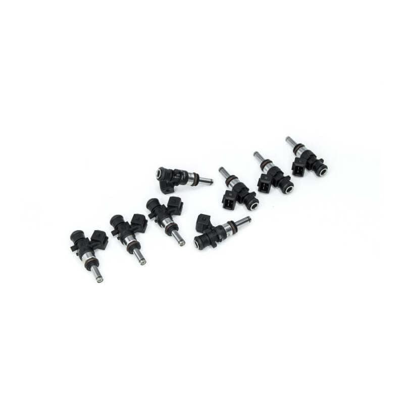 DeatschWerks Bosch EV14 Universal 40mm Compact Matched Set of 8 Injectors 500cc (Extended Nozzle)