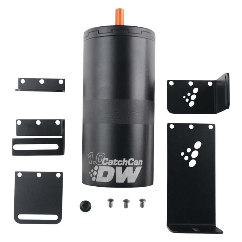 DeatschWerks 1 Liter Motorsport Oil Catch Can Assembly
