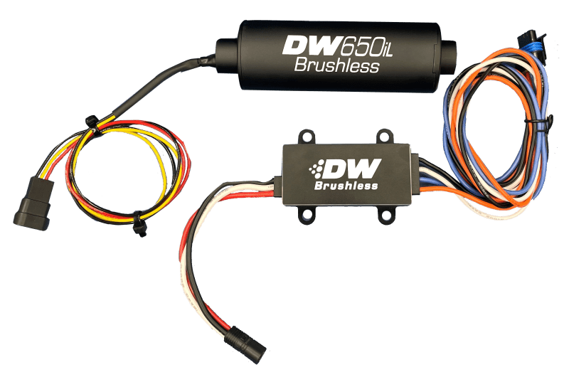 DeatschWerks DW650iL Series 650LPH In-Line External Fuel Pump w/ PWM Controller